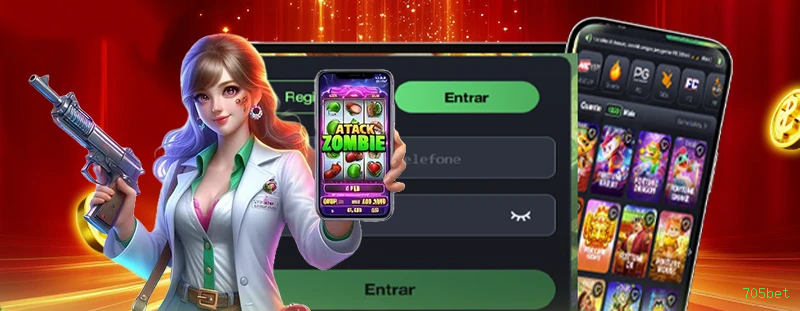 Bônus boas-vindas 705bet R$100